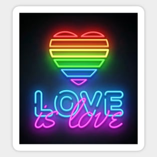 Love is love No. 1 Sticker